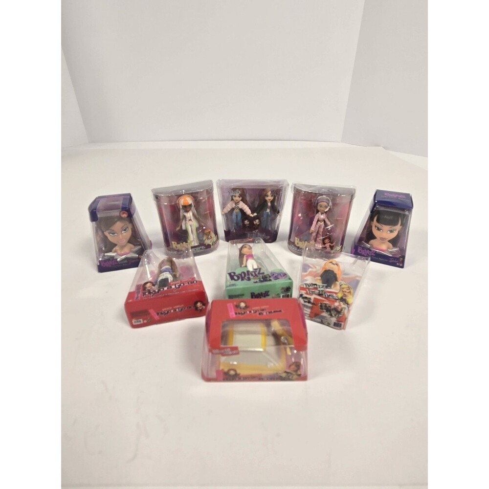 Mini Bratz Flashback Minis Lot of 9 MGA Twiins Tokyo A Go-Go Concert New
